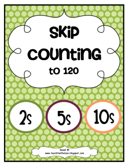 Skip Counting