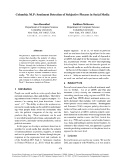 Columbia NLP: Sentiment Detection of Subjective Phrases in Social