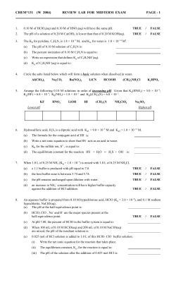 Problem Lab for Midterm Exam