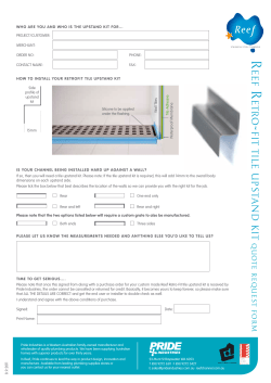 eef et R o fit tile upst and kit