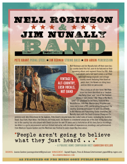 Nell Robinson Jim Nunally