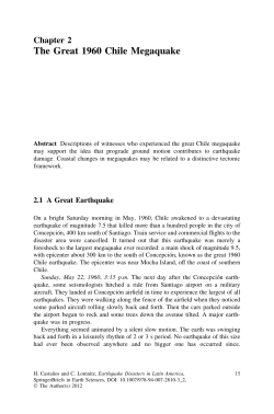 The Great 1960 Chile Megaquake