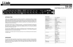 DA-2M Manual