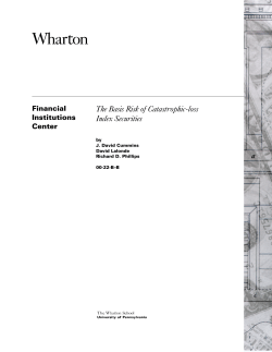 The Basis Risk of Catastrophic-loss Index Securities