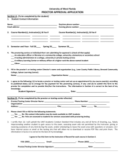 proctor approval application
