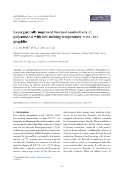 Synergistically improved thermal conductivity of polyamide