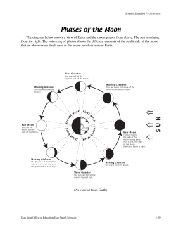 Phases of the Moon - Utah Education Network