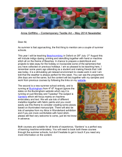 May 2014 - Anne Griffiths