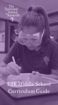 Course Description Guide - Episcopal School of Knoxville