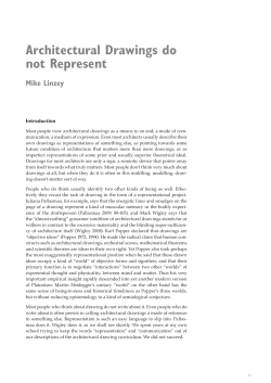 Architectural Drawings do not Represent