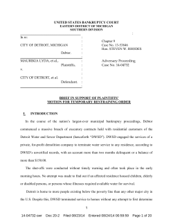 Lyda et.al v. City of Detroit