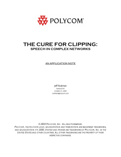 The Cure for Clipping