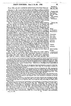 73 FIRST CONGRESS. SESS. I. CH. 20. 1789. SECTION 1. Be it