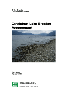 Cowichan Lake Erosion Assessment