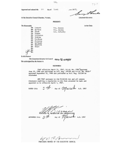720. Approved and ordered this day of !:arch , Ao 19 6`. At