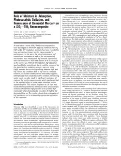Role of Moisture in Adsorption, Photocatalytic Oxidation, and