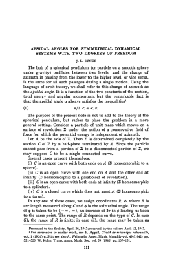 APSIDAL ANGLES FOR SYMMETRICAL DYNAMICAL SYSTEMS