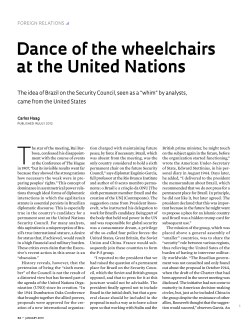 Dance of the wheelchairs at the United Nations