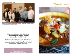 Winning Soups - LifeSpring Covenant Church