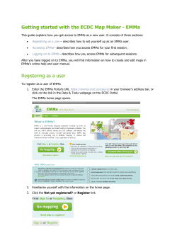 Getting started with the ECDC Map Maker - EMMa