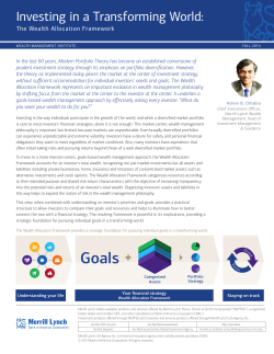 Investing in a Transforming World