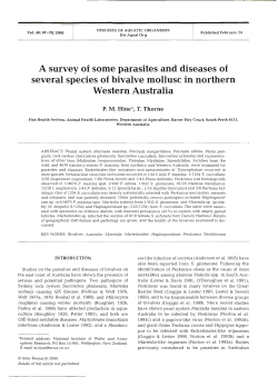 A survey of some parasites and diseases of several species of