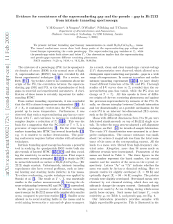 Evidence for coexistence of the superconducting gap and the