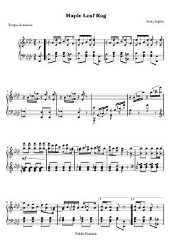 Maple Leaf Rag - The Mutopia Project