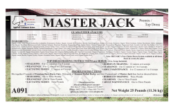master jack reproduction of this label is unlawful