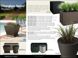 Fiberglass Series Planters