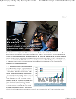 Raytheon Company: Technology Today - Responding