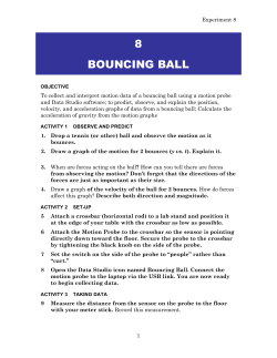 8 BOUNCING BALL