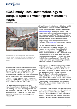 NOAA study uses latest technology to compute updated Washington