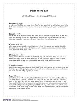 Pre-primer (40 words)