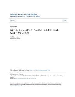 heart of darkness and cultural nationalism