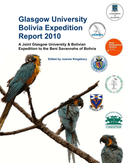 Bolivia Expedition Report 2010