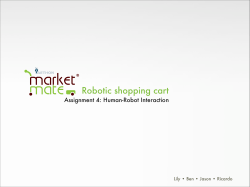 Robotic shopping cart