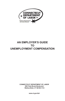 An Employer`s Guide to Unemployment Compensation