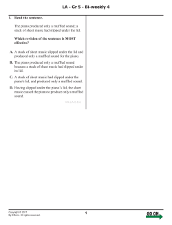 LA - Gr 5 - Bi-weekly 4 - Richmond Public Schools