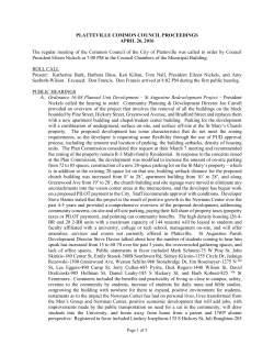 Minutes - Platteville.org