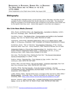 Bibliography - Boston College Home Page
