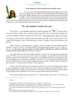 Is the Hebrew God a Plurality or a supposed THREE PERSONS?