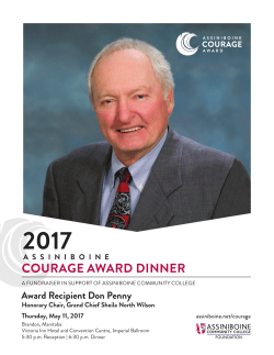 courage award dinner - Assiniboine Community College