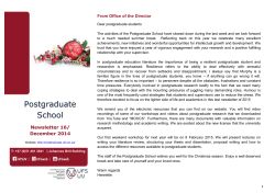 Flyer Support Services 1 - University of the Free State