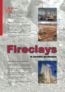 Fireclays in Ceramic Production