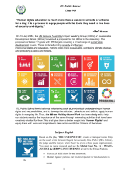 Human rights education is much more than a