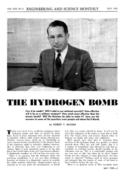 THE HYDROGEN BOMB
