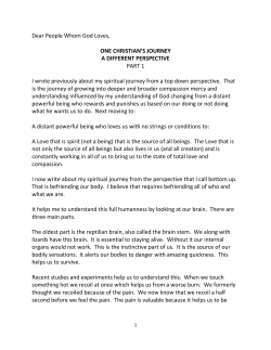 one christian`s story-a different perspective