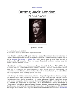 Outing Jack London