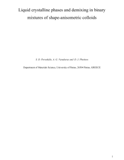 Liquid crystalline phases and demixing in binary mixtures of shape